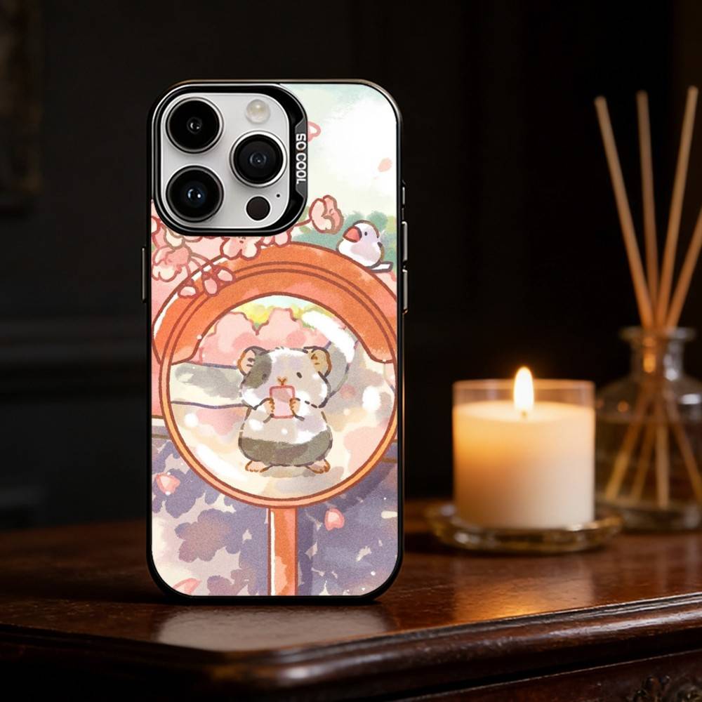 H-Healing Guinea Pig Phone Case Color Silver Shell For IPhone 17 16 15 14 13 12 11 Pro Max Plus