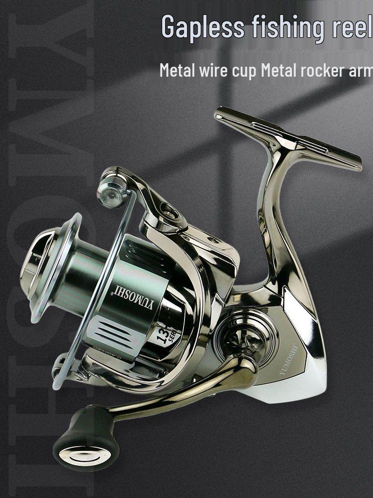 

YUMOSHI Zero Gap Spinning Reel: Metal Rocker Arm, Sea Fishing Lure & Tackle. ST2000