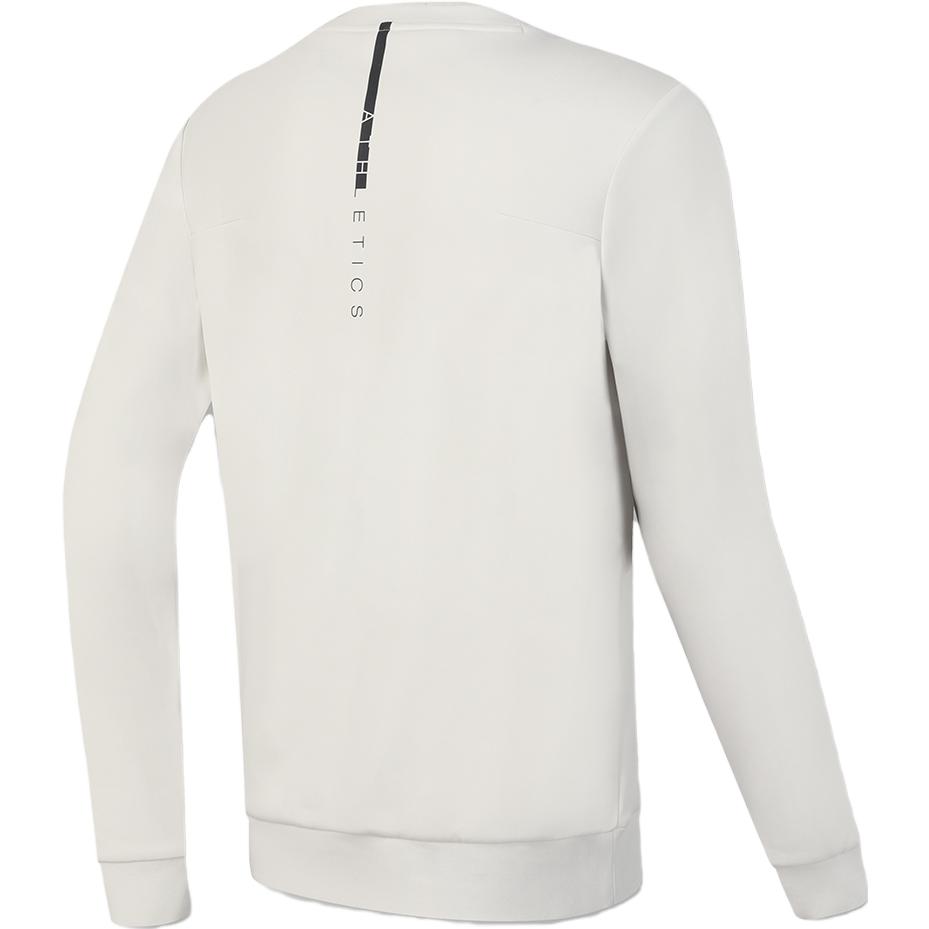 New FILA Sweatshirt Men's Mist Lotus White A51M341220A-IV