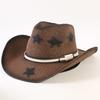 Popular European and American Western Cowboy Straw Hat Men's and Women's Fashion Shade Straw Hat Outdoor Western Cowboy Hat