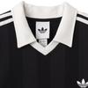 Adidas Originals Archive FW25 Collar Engineered Jersey Comfortable Soft Skin-Friendly Striped Short Sleeve Knit Top Unisex tops KE3584