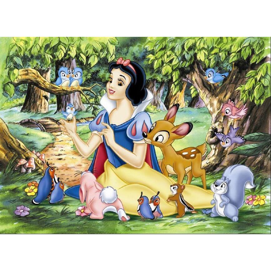 Diamond Painting Stitch Embroidery Supplies Snow White Canvas Princess Cross Stitching Kits Cartoon Decor for Home Gift