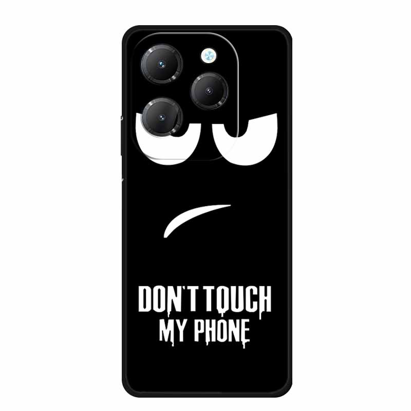 For Infinix Hot 40 Pro Case Animals Soft Silicone TPU Cover Phone Cases For Infinix Hot 40i Hot40 X6837 Protective Wolf Coque