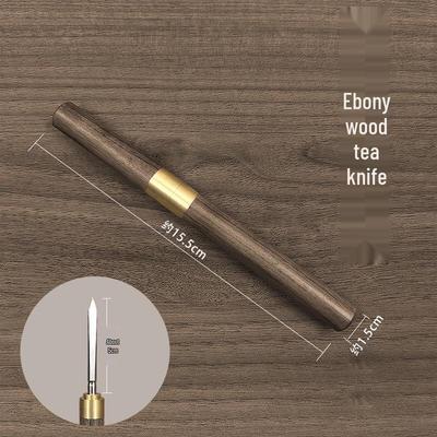Ting Le Ebenholz & Rosenholz Puerh Tee Messer und Nadel Set