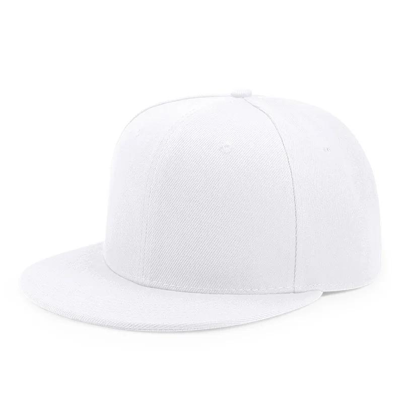 55-64cm Man Plus Size Fitted Flat Peak Caps Adult Back Closed Baseball Cap for Small Head Lady Man Blank Hiphop Snapback Hat