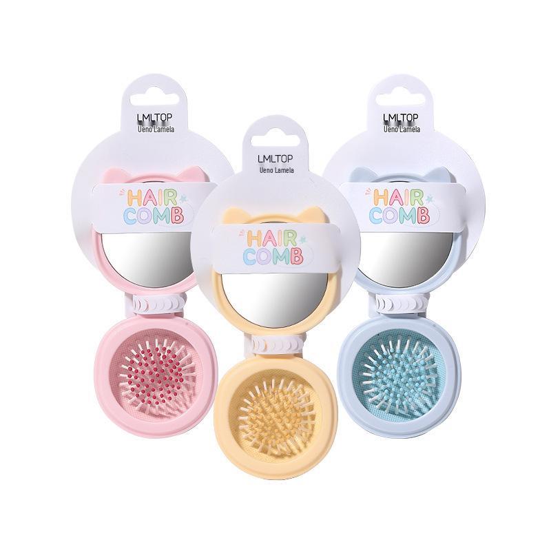 

Латинская Америка Набор подушечных расчесок для длинных волос La Pompon: Подушка безопасности, Выпрямляющая и Массажная Расческа для завивки для студенческих общежитий