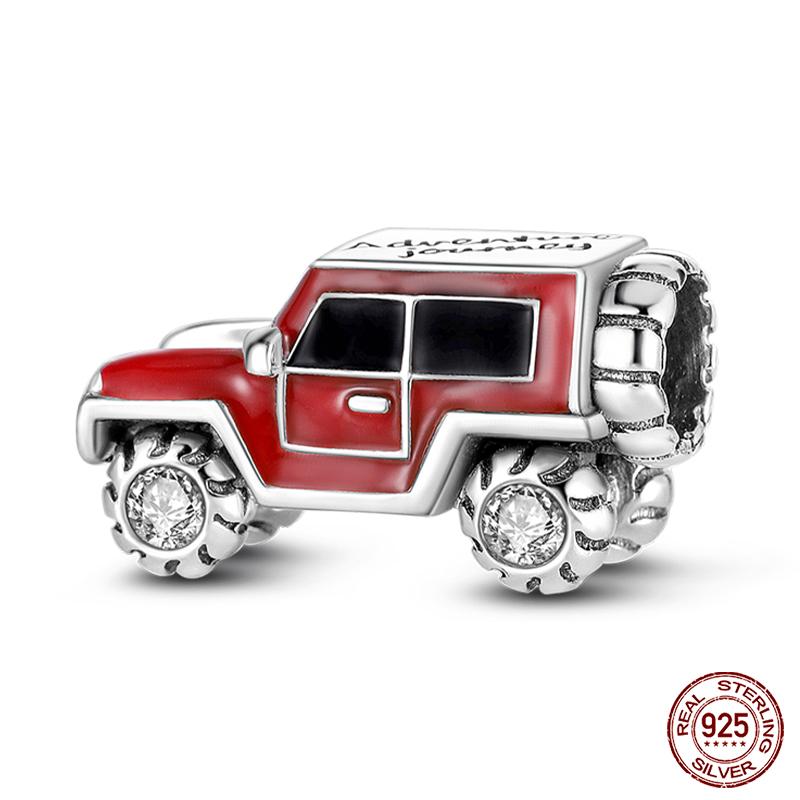 100% Copper Love Strawberry Cherry Red Series Charm Beads For Brand Original Bracelet Diy Fine Jewelry Gift