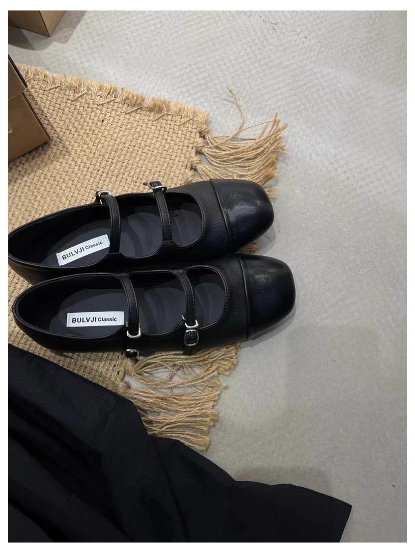 

Женские кожаные туфли-балетки Модные с круглым носком Повседневные балетки Неглубокие Балетки Мягкие Мокасины Элегантные Французские Туфли Мэри Джейн 35