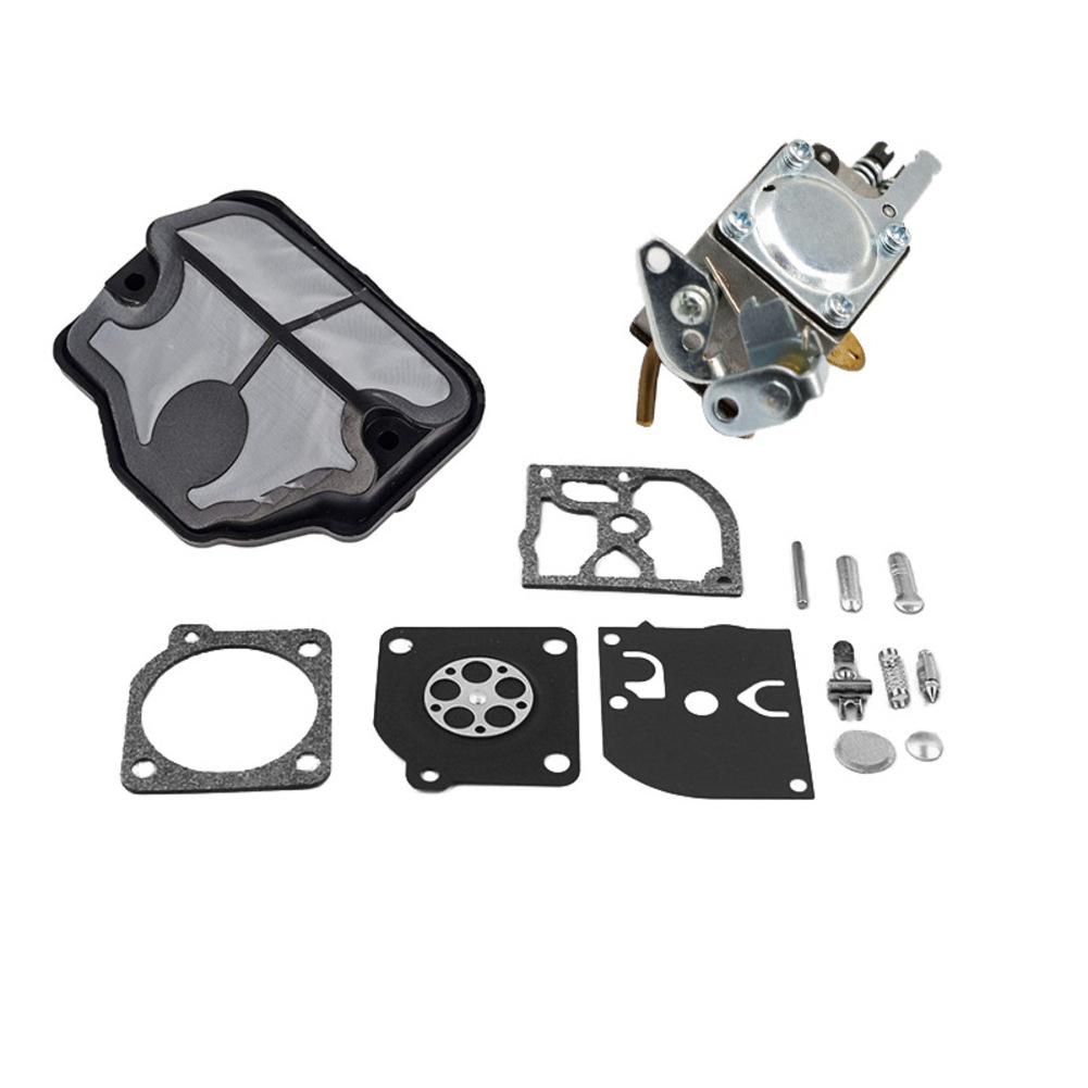 Chainsaw Carburetor Kit for HUA 36 41 136 137 141 142 Repair Set with Air Filter OEM Replacement For 530071987 530019172