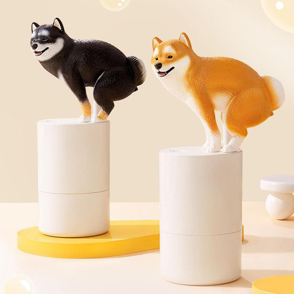 Auto Soap Dispenser Cute Shiba Inu Automatic Sensor Foam Hand Washer Dog Automatic Foaming Soap Dispenser Touchless Gadgets