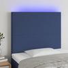 VidaXL LED Headboard Bedroom Furniture Single Bed Accessory Headboard Bed Frame Interior Blue 3122140