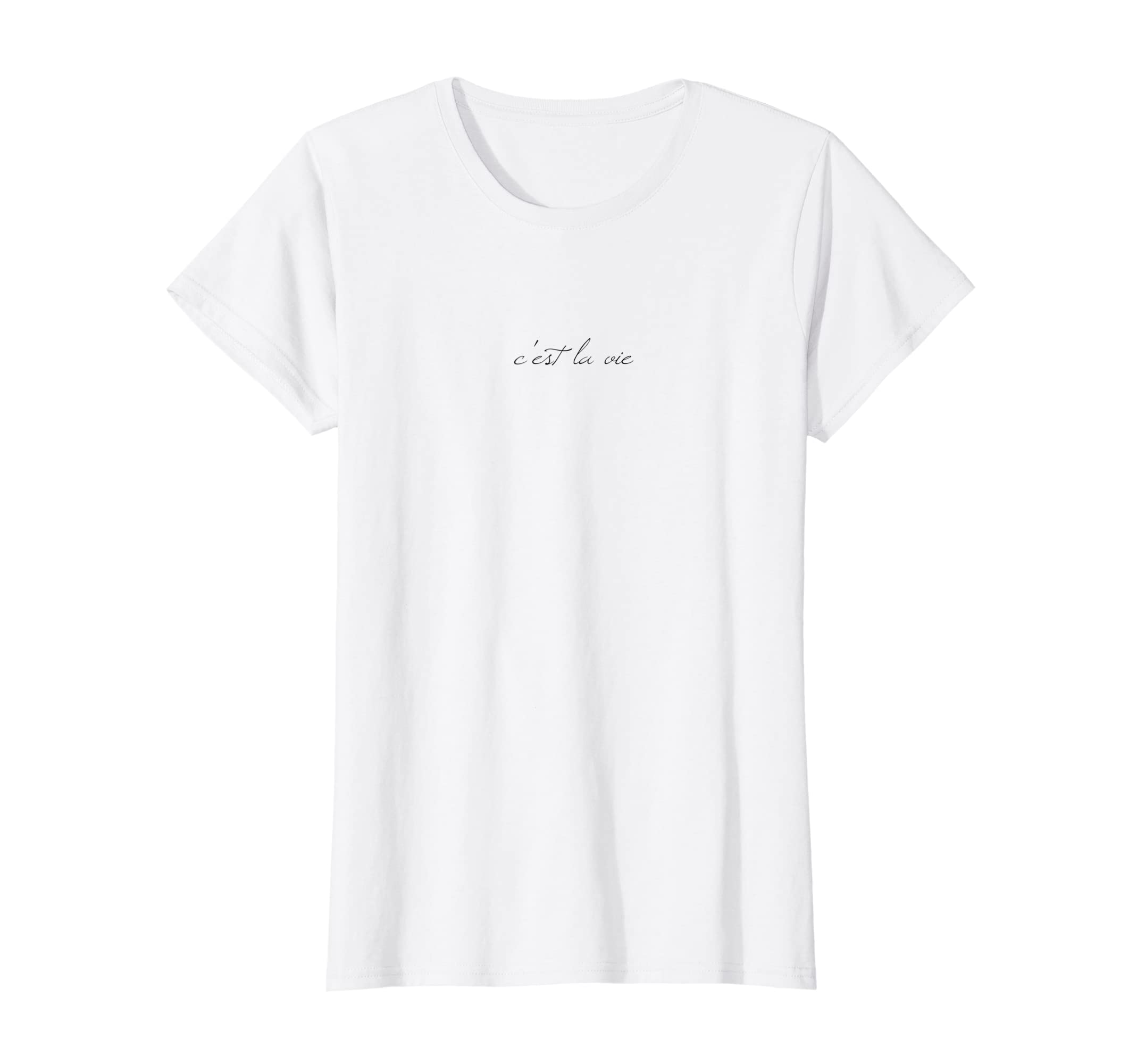 

Women s C est La Vie French Cute Small Logo T-Shirt