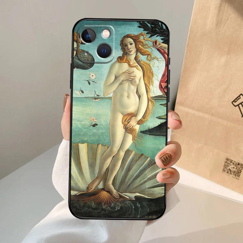 Art Paintings The Birth Of Venus Phone Case For iPhone 17 Pro Max 17 Air Cover Funda For iPhone 17 Pro