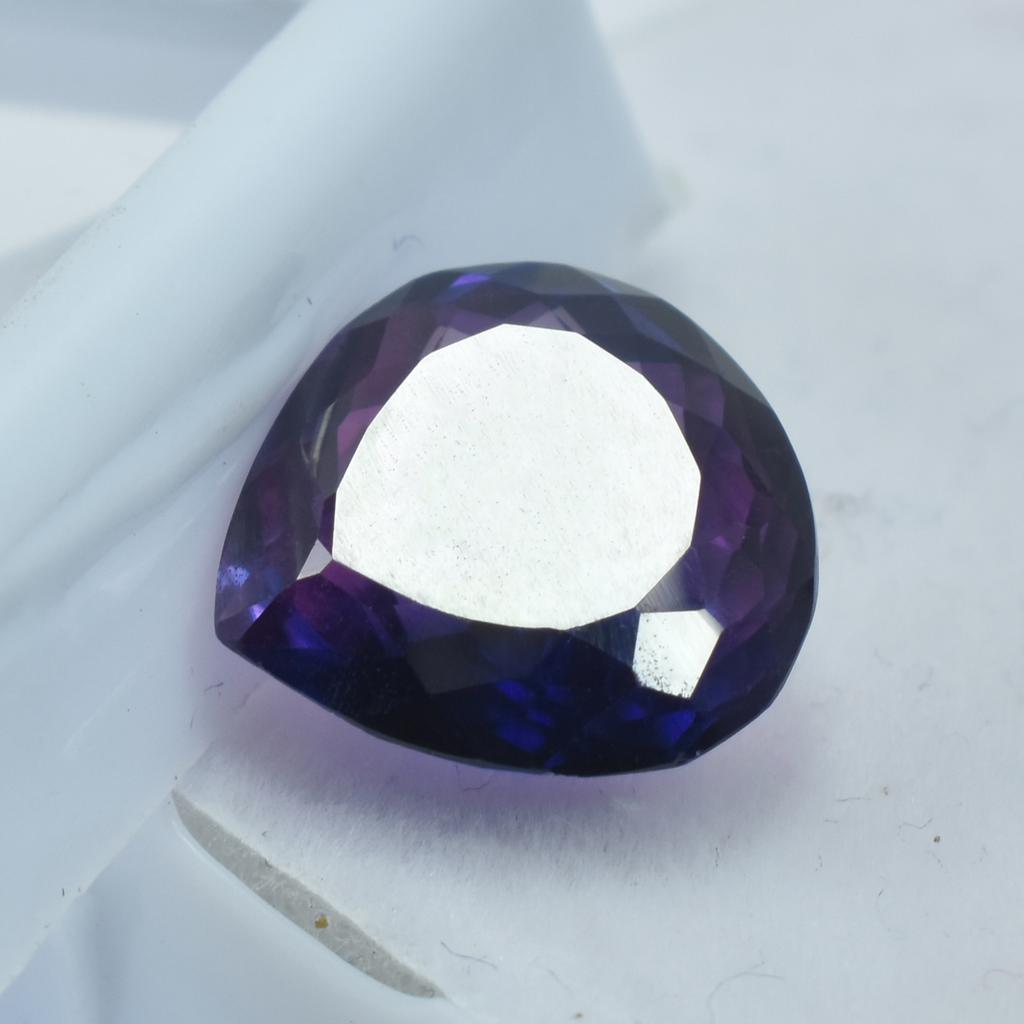 Natural Purple Tanzanite Loose Gemstone Pear Shape 7.00 Ct for Jewelry Making and Gem Collections
