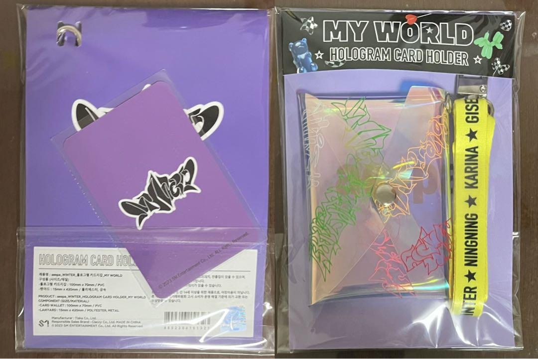 

[USED] aespa My World Spicy Winter Card Holder Trading Card