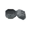 Constructing Blocks Dark Bluish Gray Rock 4 X Octagonal Boulder Scene Parts Attachments 30293 30294 Castle City Present