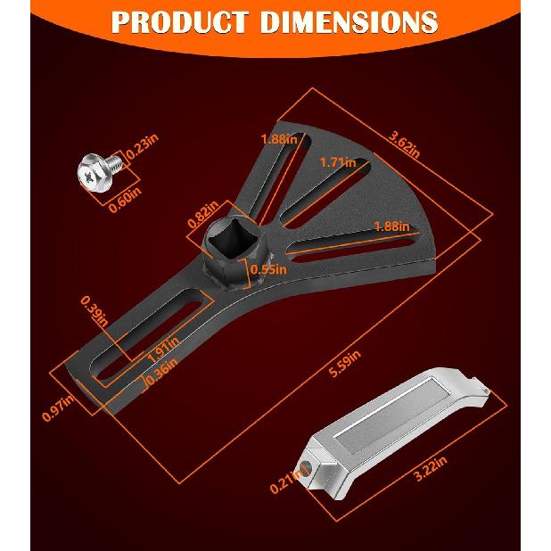Universal Fuel Pump Removal Tool, 5.31" to 7.17" Adjustable Fuel Pump Lock Ring Tool, Fuel Tank Lock Ring Removal & taller Tool, Car Fuel Lid Tank