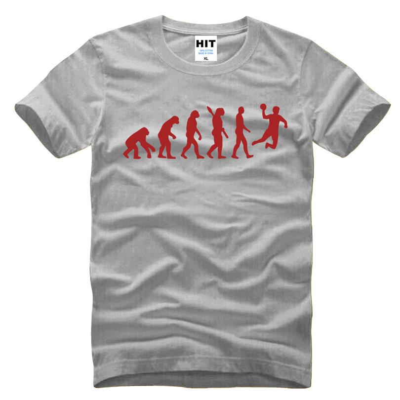 Evolution Handball T Shirt Men Summer Short Sleeve Fashion Cotton Cool Evolution TShirt top tees