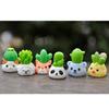 Succulent Animal Cute Resin Statue Action Figure Model For Tabletop Gift Decor