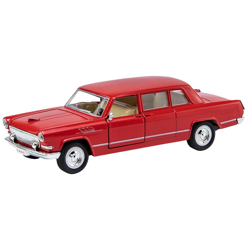 

1/32 HongQI CA770 литые металлические модели игрушечных машин с инерционным звуком и светом для игрушек для детей, мальчиков, подарки красный