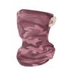 Camouflage Ice Silk Neck Gaiter: UV Protection Cycling Mask with Ear Loops