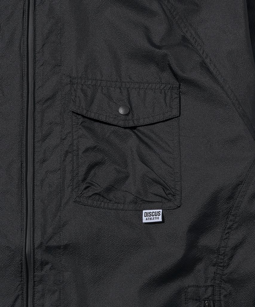 Discus Athletic Sheer Hooded Windbreaker Black