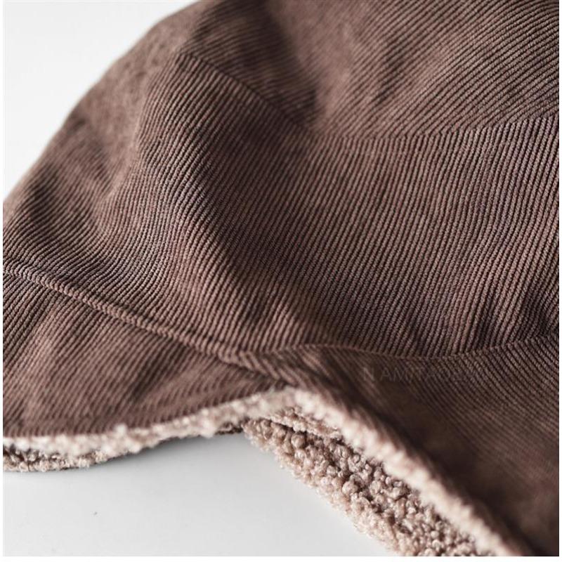 Unisex Double Sided Warm Casual Flight Cap With Ear Protection