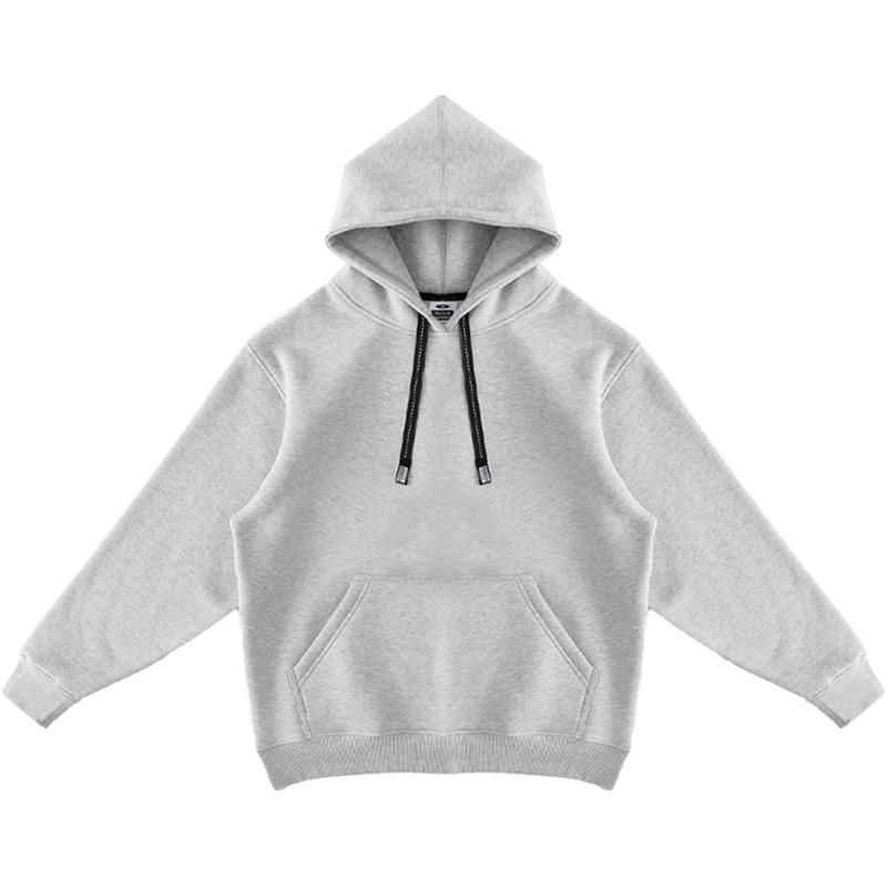 2025 Autumn/Winter Unisex Trendy Fleece-Lined Hoodie, Casual Loose-Fit, Warm Hooded Jacket 2XL