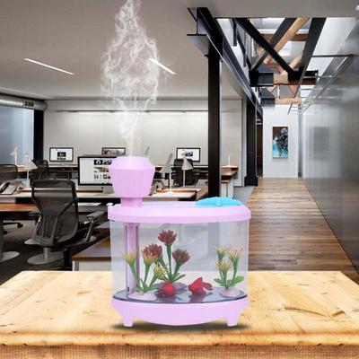 460ml Diffuser Air Humidifier USB Spray LED Night Light Fish Tank Decor