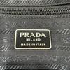 PRADA Triangular logo Tote Bag black Women used