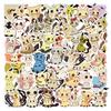 55 Mimikyu Graffiti Stickers - Waterproof DIY Decor for Notebooks, Guitars, Water Bottles, and Planners