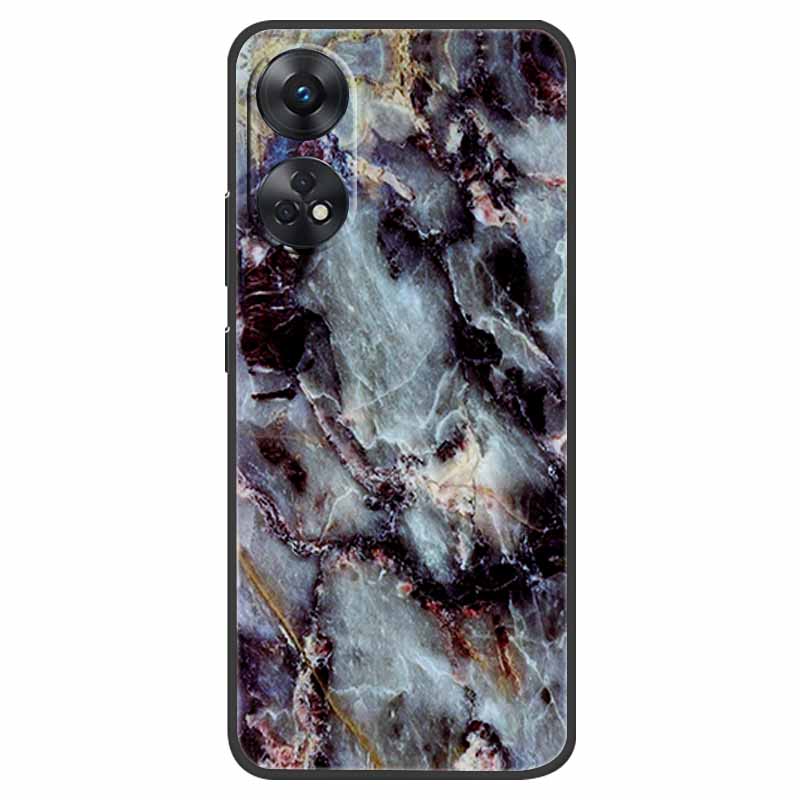 Case For Oppo Reno 8T Cover Black Silicone Soft Phone Back Cases for Oppo Reno8 T 4G Fundas Reno8T CPH2481 6.43" Lovely Fundas