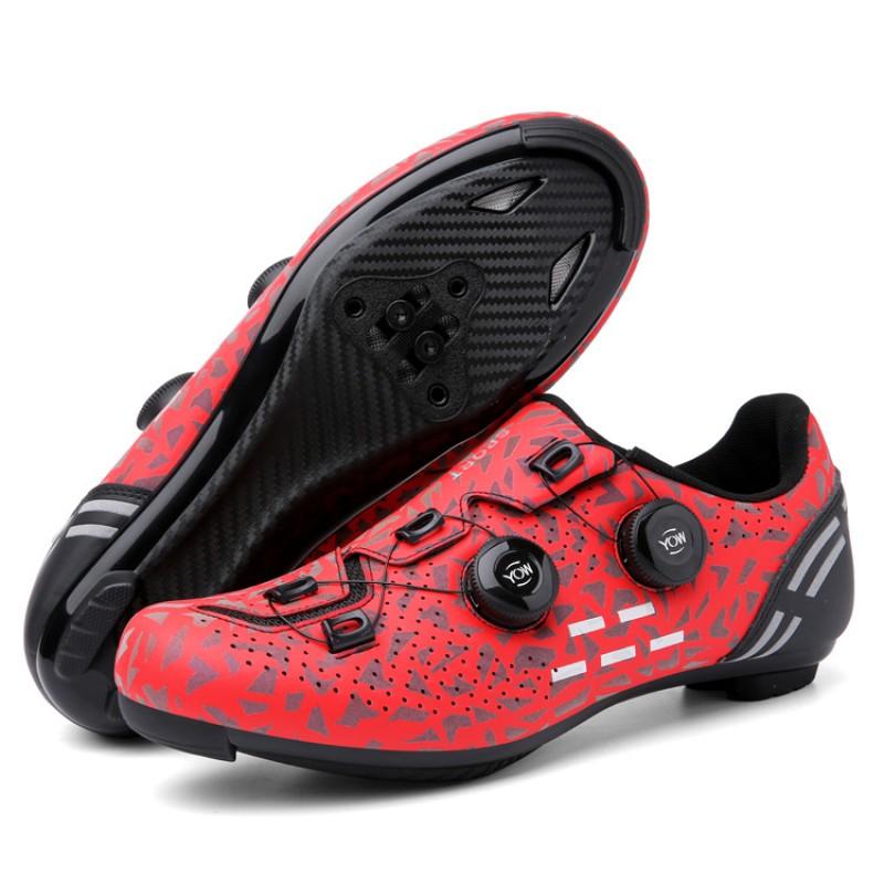 Scarpe da Ciclismo Unisex Bici da Strada Mountain Bike Suola Rigida Compatibili con Attacchi Pedali Traspiranti Prestazioni Bicicletta