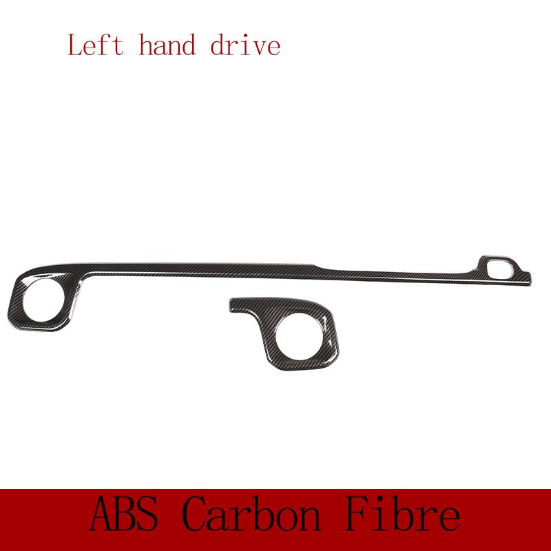 

For Mercedes-Benz G-Class W464 2019-24 Carbon Fiber Style Center Console Dashboard Trim Strips Air Outlet Cover Car Accessories