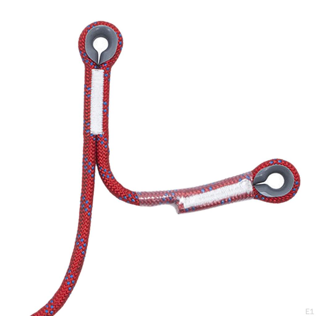 Climbing Lanyard Nylon Eye To Prusik Rope Pre Sewn Heat Resistant Friction Loop Outdoor