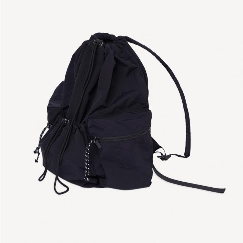 Prends Soin De Toi Drawstring Backpack Nylon Black