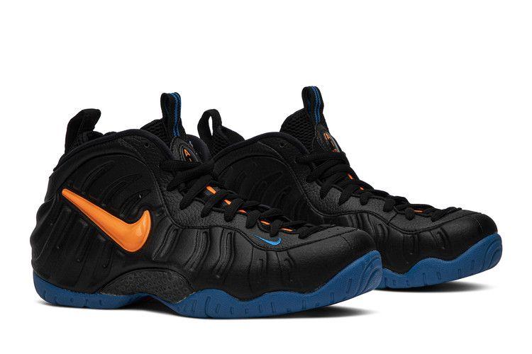 Men's Sneakers Nike Air Foamposite Pro Knicks Black/Total Orange-Battle Blue