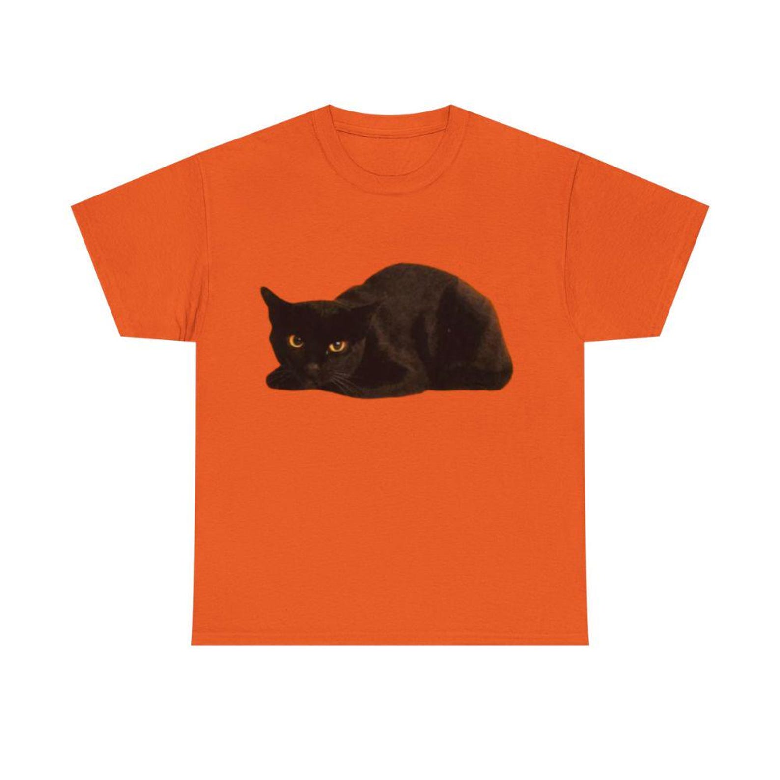 Black Cat Loaf Shirt, Funny Kitten T-Shirt | Unisex Graphic Tee | Cat Mom Gift 3XL