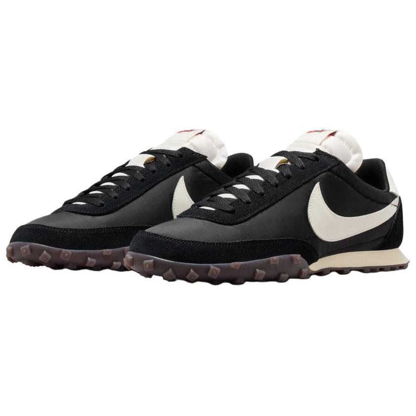 Nike Waffle Racer Black Coconut Milk Gum Unisex Sneakers Gum-Dark-Brown Sail IM8658-001