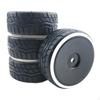 4pcs 1:10 RC Car Rubber Tires Spare Accessories 4WD Remote Control Vehicle Parts Upgrade