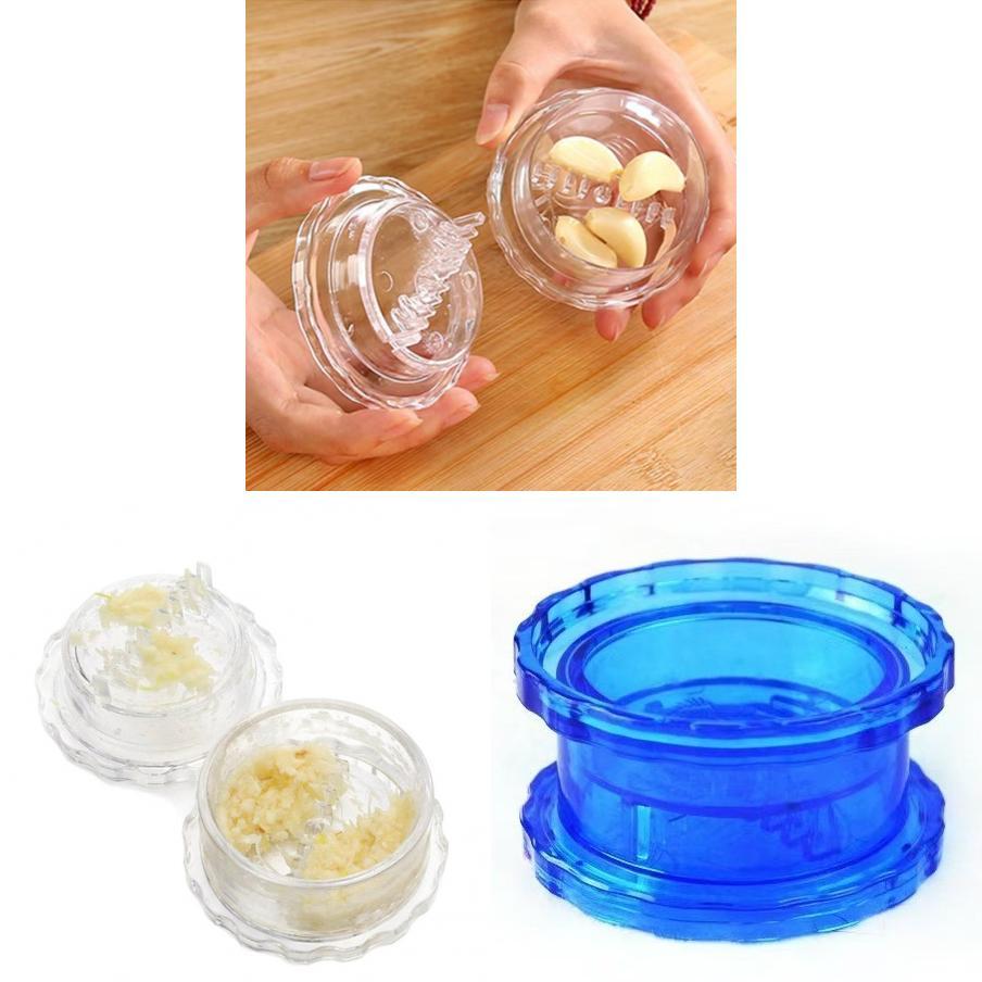 Plastic Garlic Peeler And Crusher Tool With Automatic Function For Kitchen Use