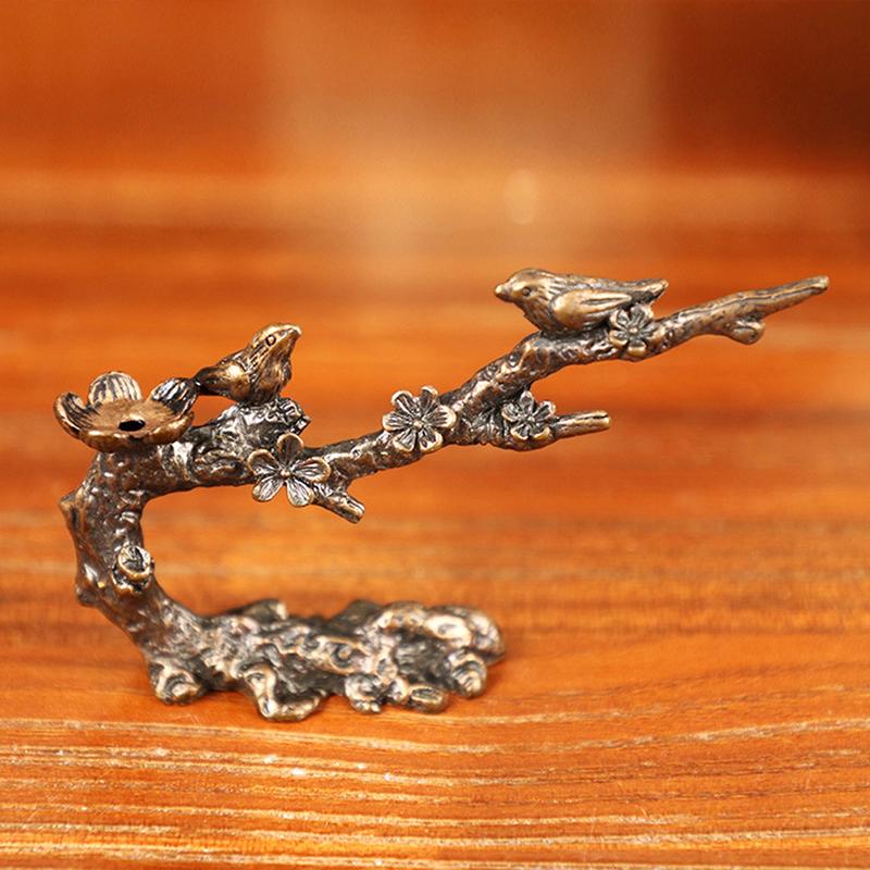 Small Cense Furnace Ornament Creative Happy Plum Branch Bracket Incense Insert