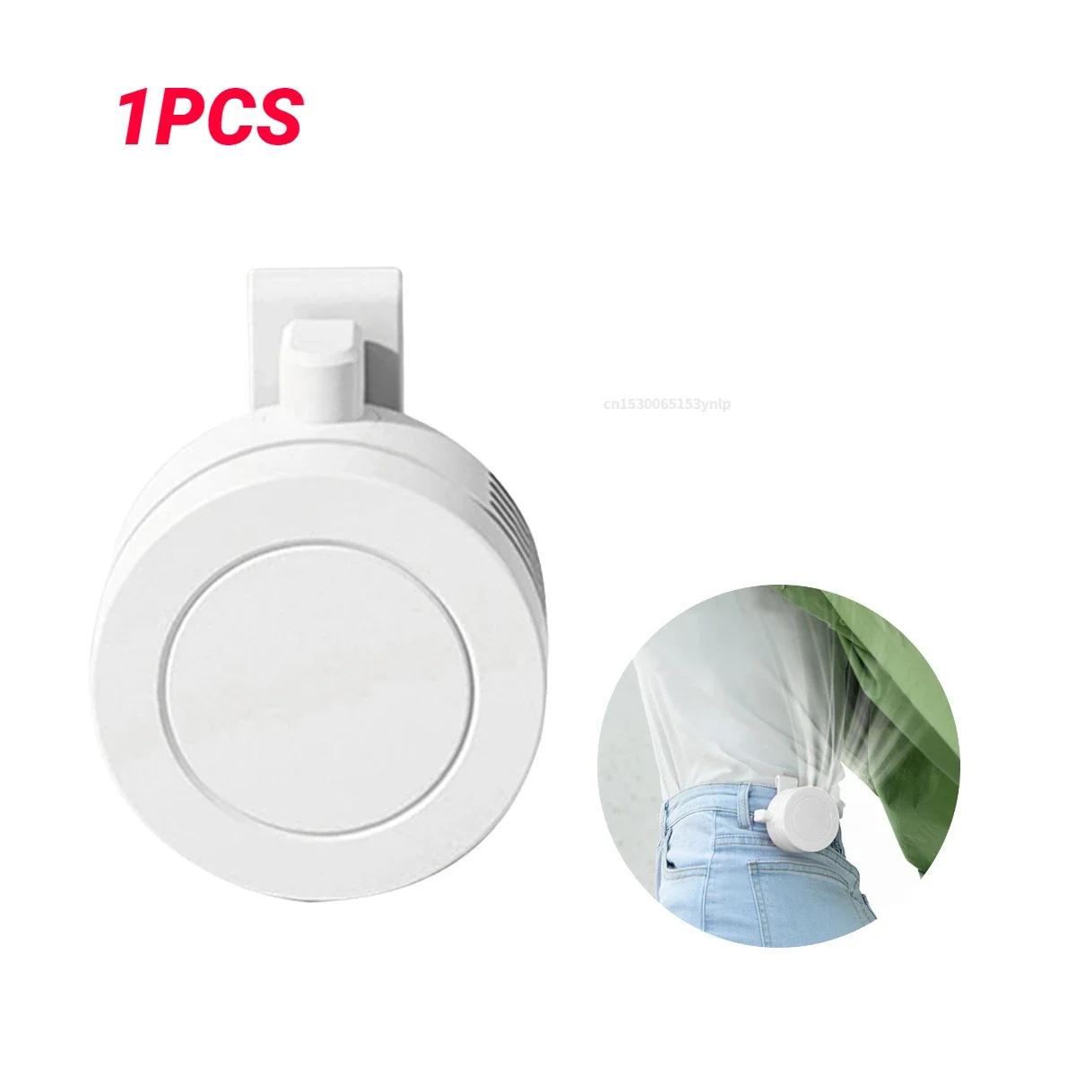 

4000 мАч Носимый персональный вентилятор Портативный мини-поясной вентилятор 3-скоростной USB перезаряжаемый поясной вентилятор Аварийное мобильное питание для улицы