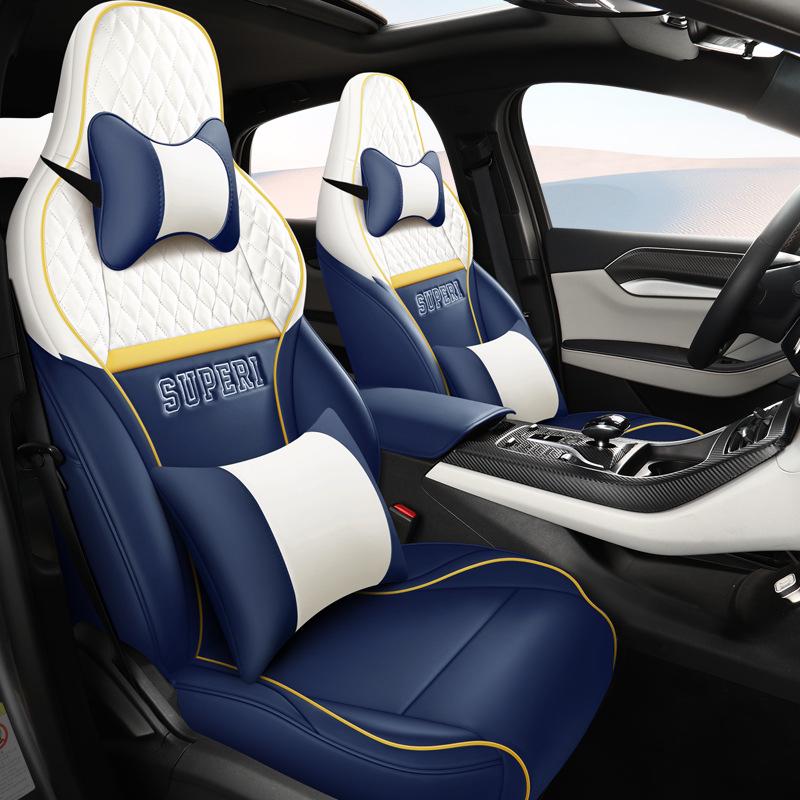 BYD Qin Plus EV/DMI Full Wrap Leather Seat Covers – All-Season, 5-Seat Set