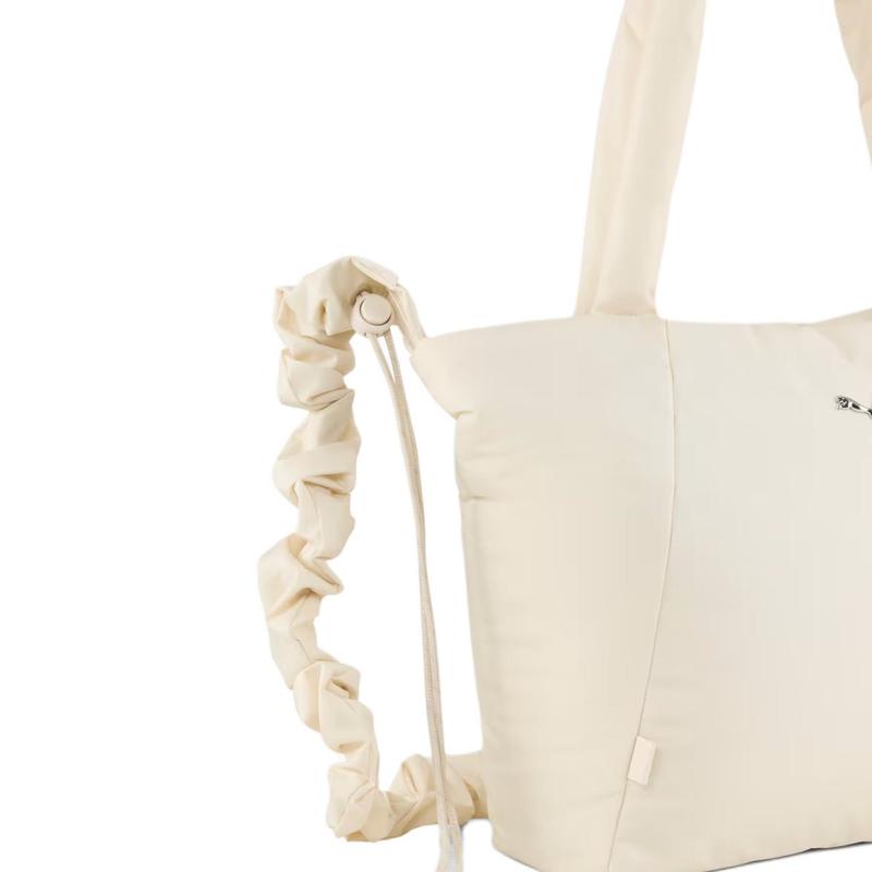 New PUMA Fabric One Shoulder Handbag Women's White 091444-01