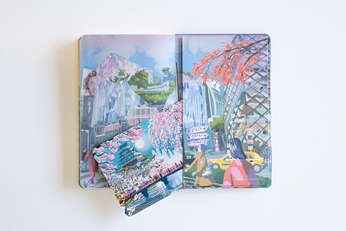 Moleskine Notebook, Japan Limited Edition "I Am Tokyo," Hardcover, Large Size, Horizontally Ruled, LEQP060IAMTOK