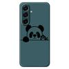 For Samsung Galaxy A17 5G Case Panda Head Pattern Printing Straight Edge TPU Phone Back Cover
