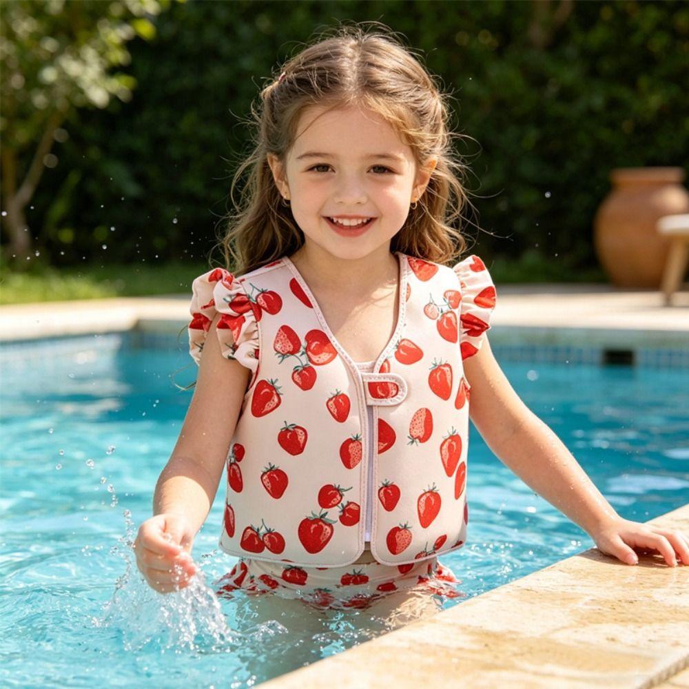 Anti Rollover Child Buoyancy Vest Adjustable Floating Vest Baby Swimming Jackets Child