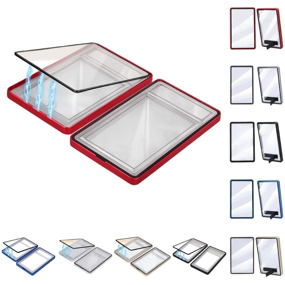 Sliding Style 35PT /CGC Graded Cards Protector Aluminium Frame Transparent Card Protective Case UV Protection Double-sided Glass