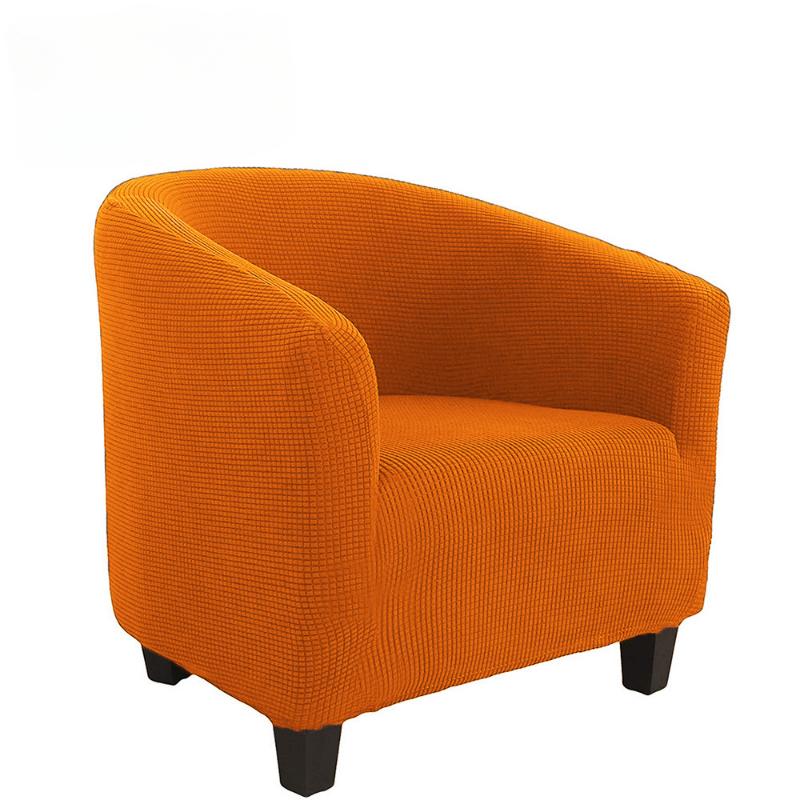 Polar Fleece Pineapple Grid Corn Kernels Thickened Elastic Single Seat Cover Chair Cover